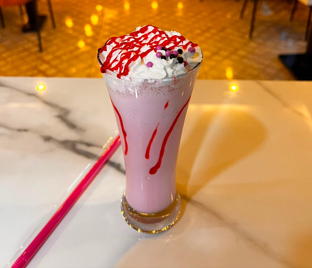 Strawberry milkshake