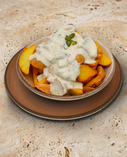 Kremalı Mantarlı Elma Dilim Patates