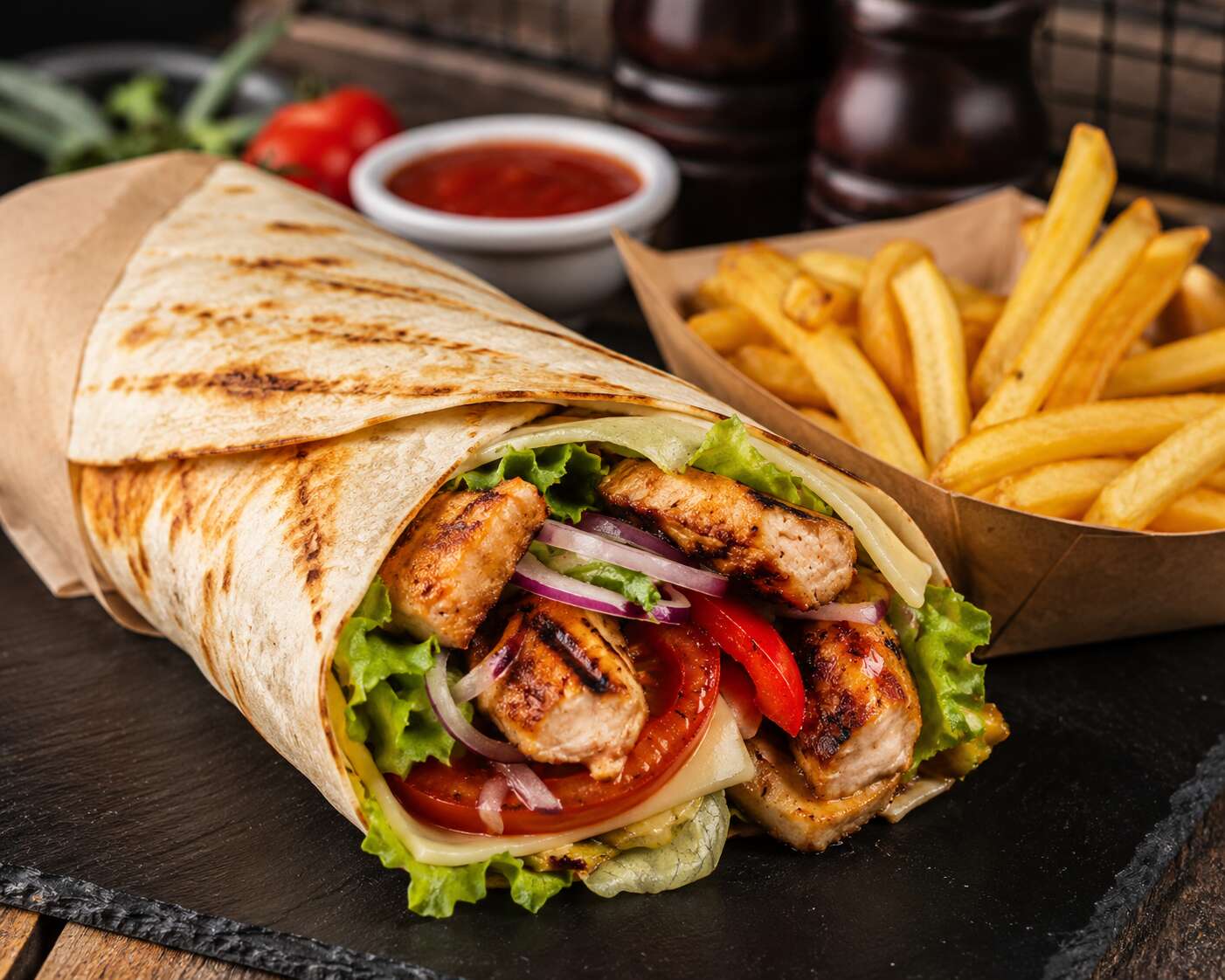 Tavuklu Wrap