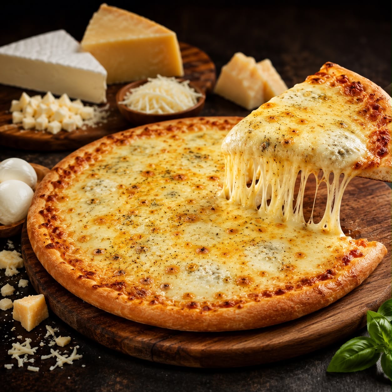 4 Peynirli Pizza