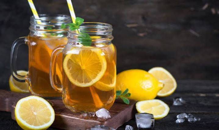 El Yapımı Limonlu Soğuk Çay