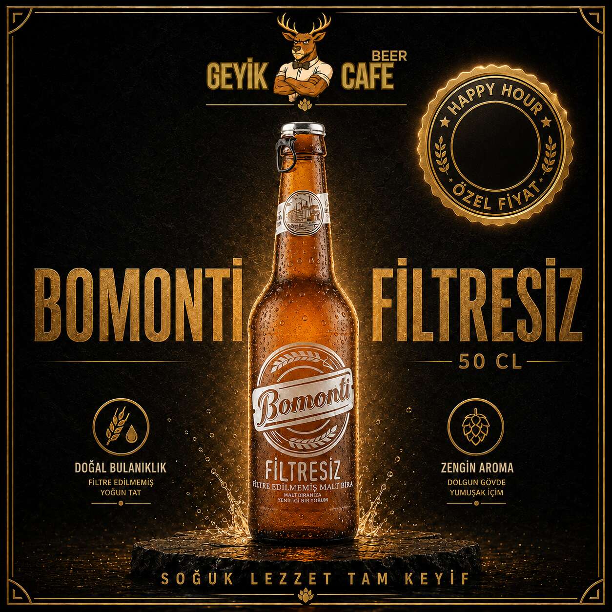 Happy Bomonti Unfiltered
