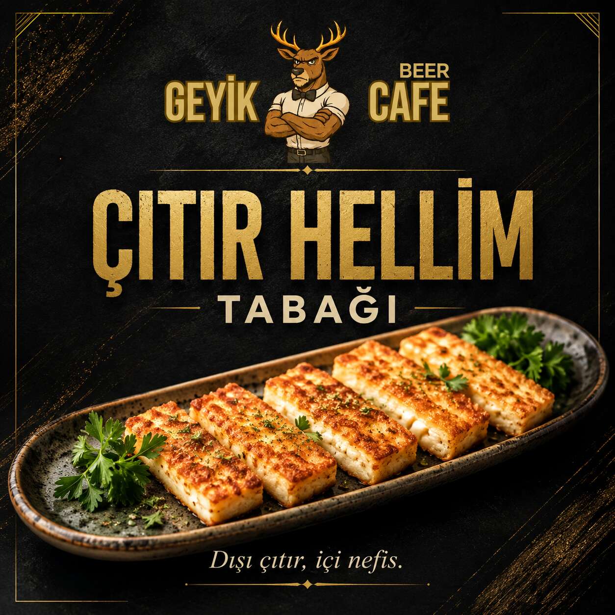 Crispy Halloumi Plate