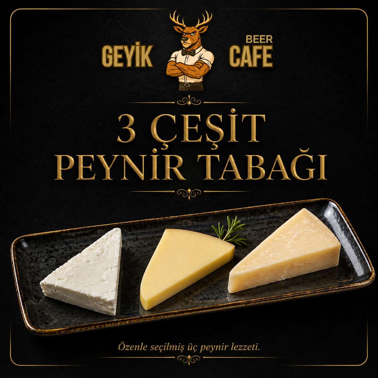 Three Types of Cheese