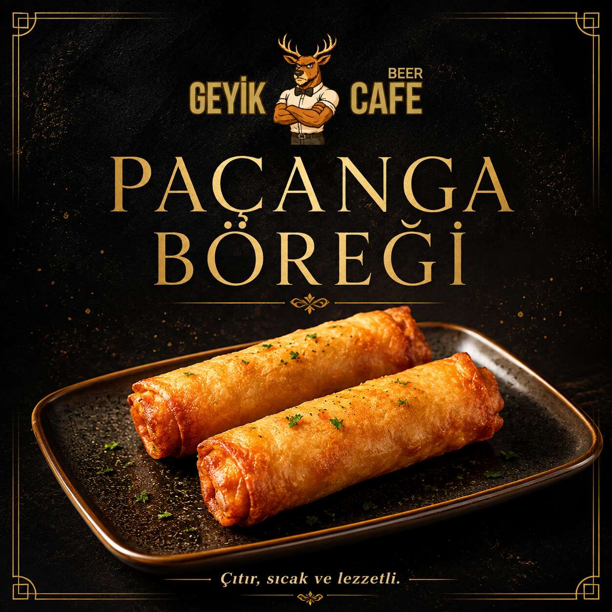 Paçanga böreği (2 pieces, generously filled)