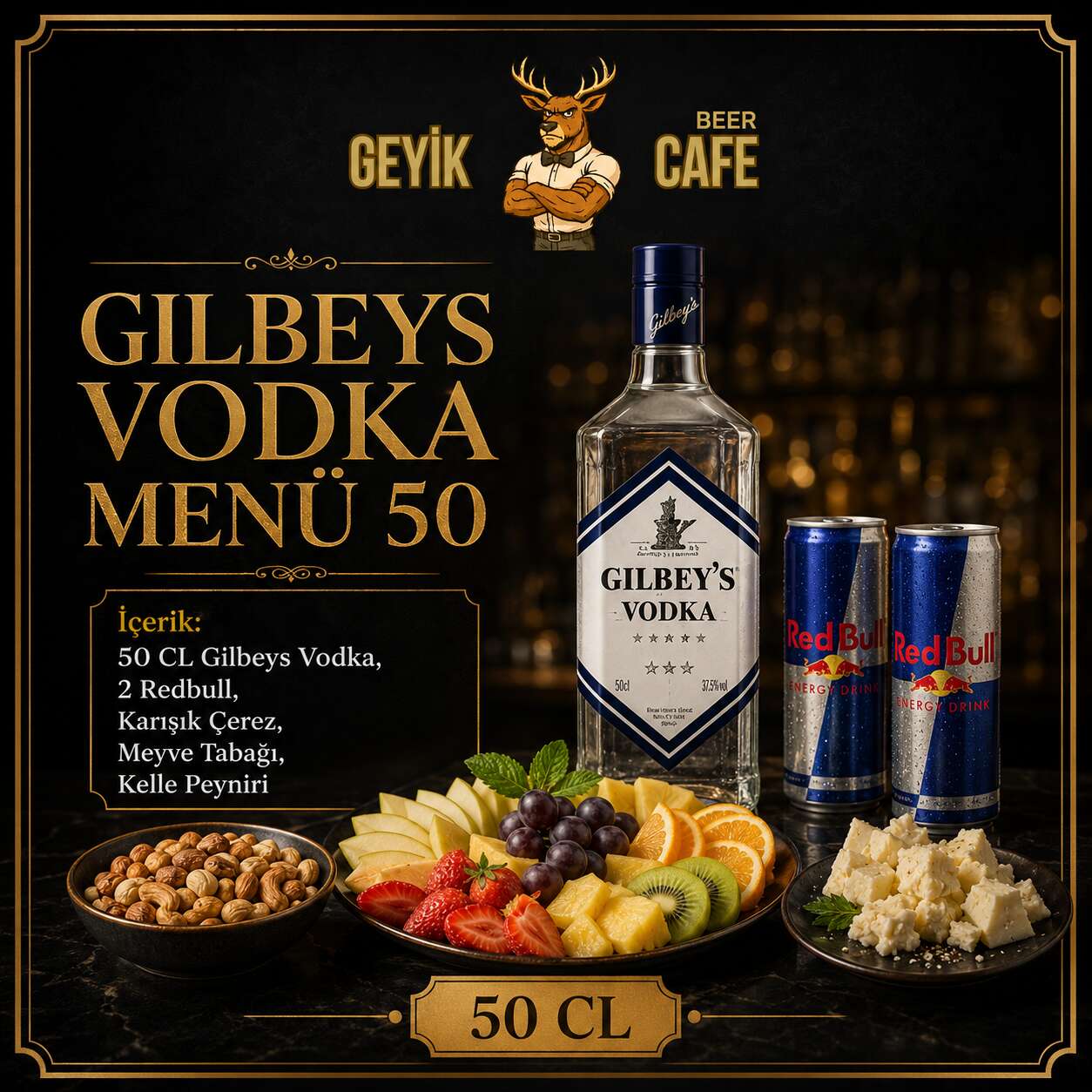 Gilbey's Vodka Menu 50