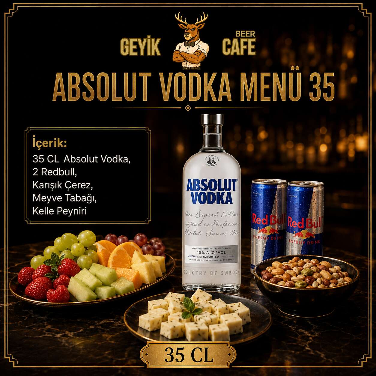 Absolut Vodka Menu 35