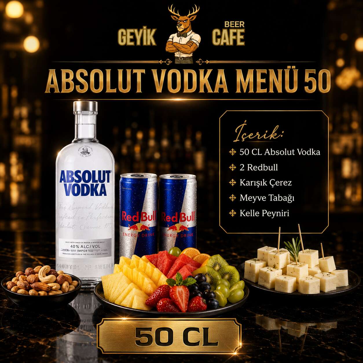 Absolut Vodka Set 50