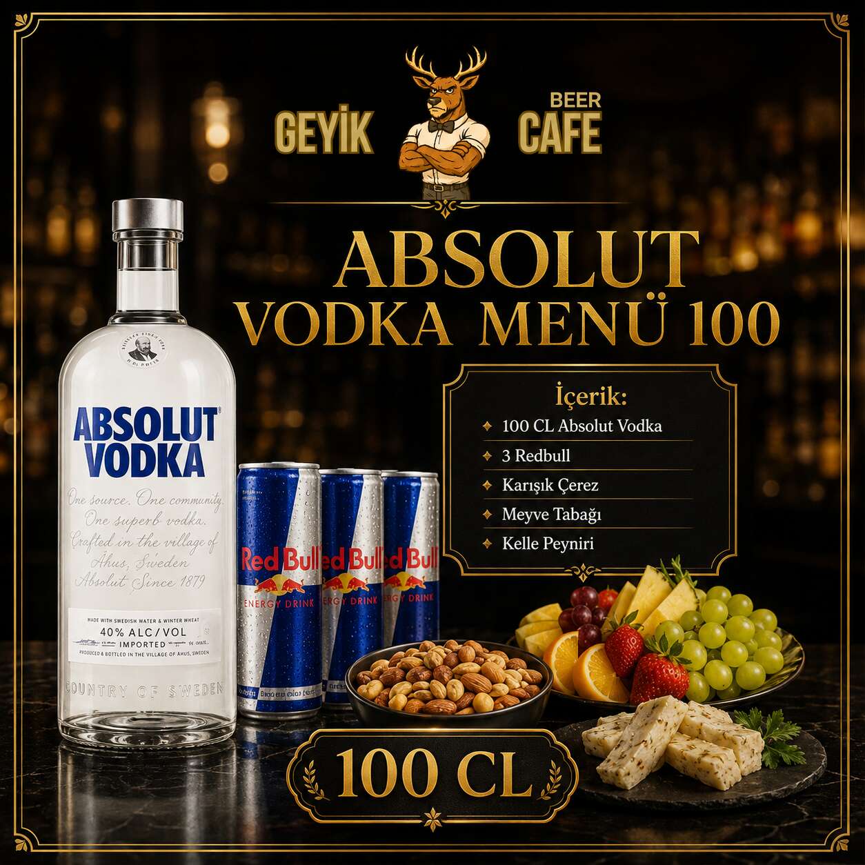 Absolut Vodka Set 100