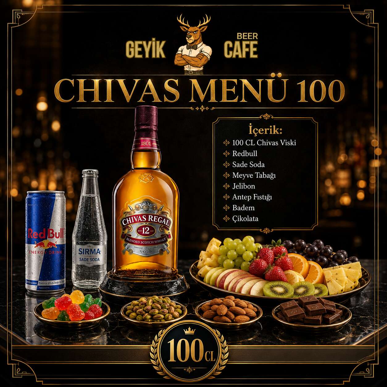 Chivas Menu 100