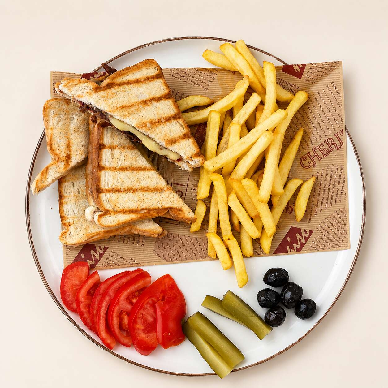 Kaşarlı Kavurmalı Tost