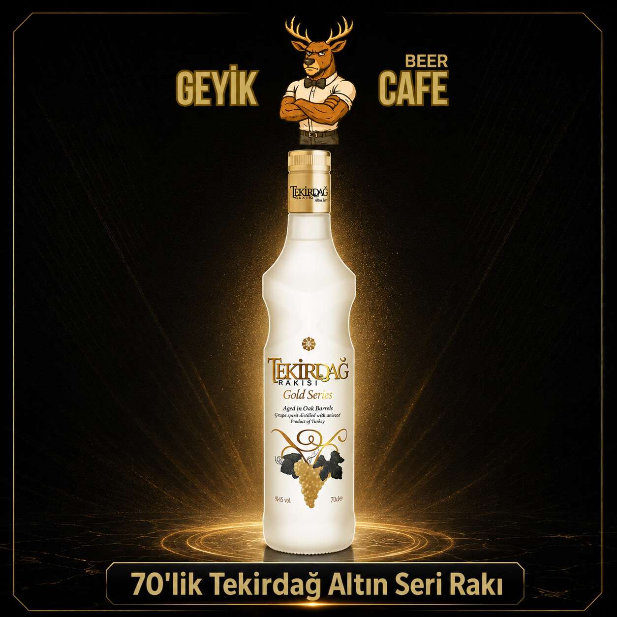 70 cl Tekirdağ Altın Seri Rakı