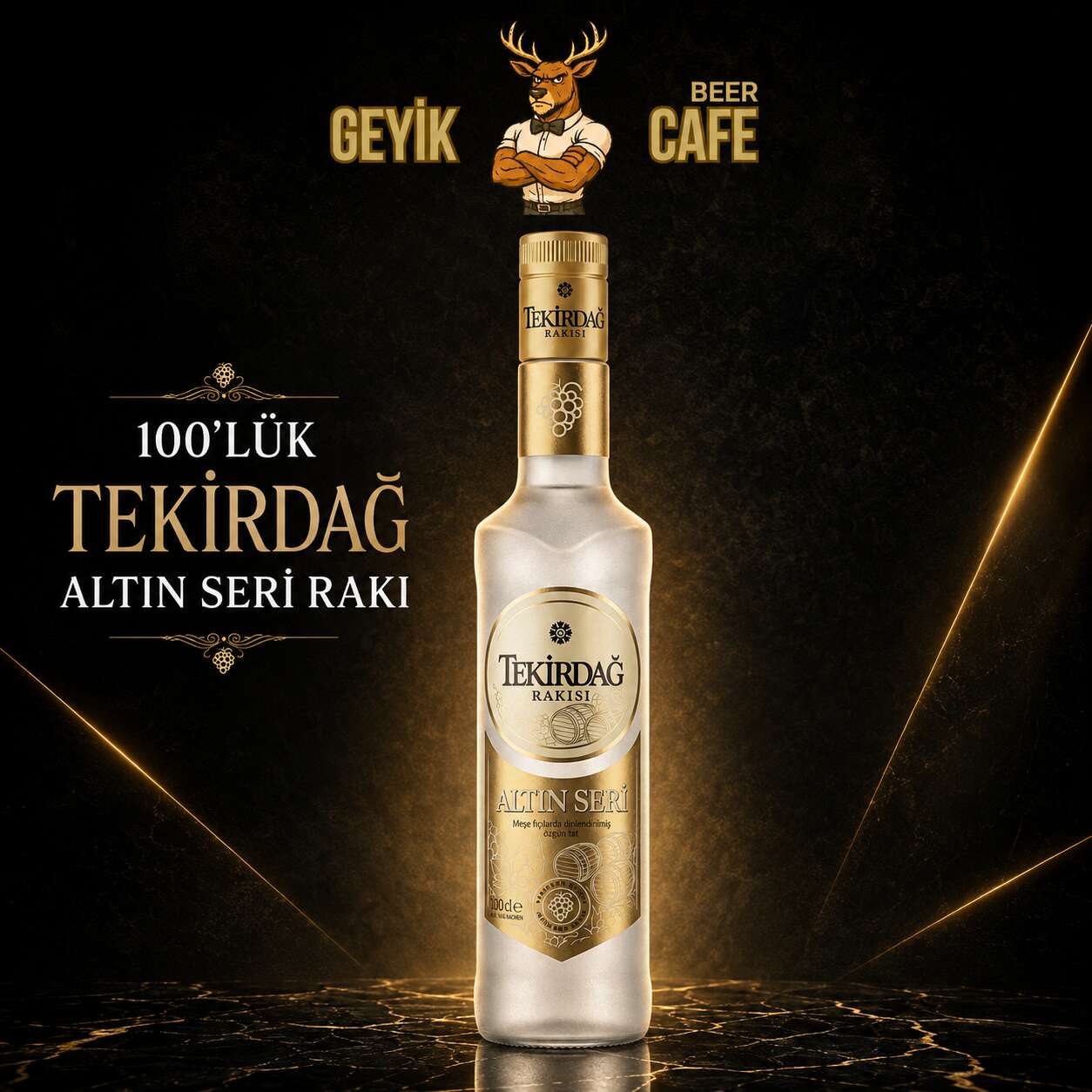 100 cl Tekirdağ Altın Seri Rakı