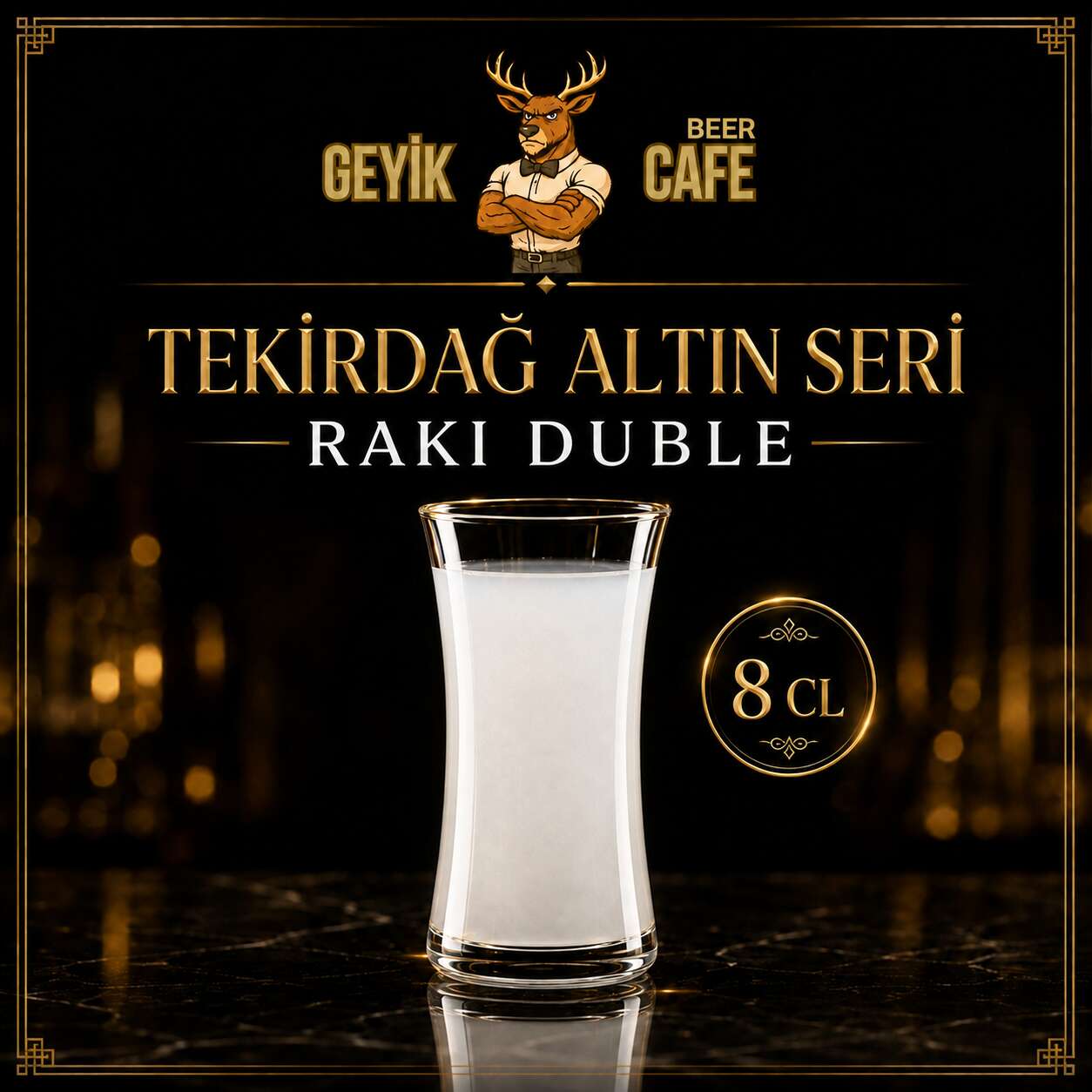 Tekirdağ Altın Seri Rakı, double