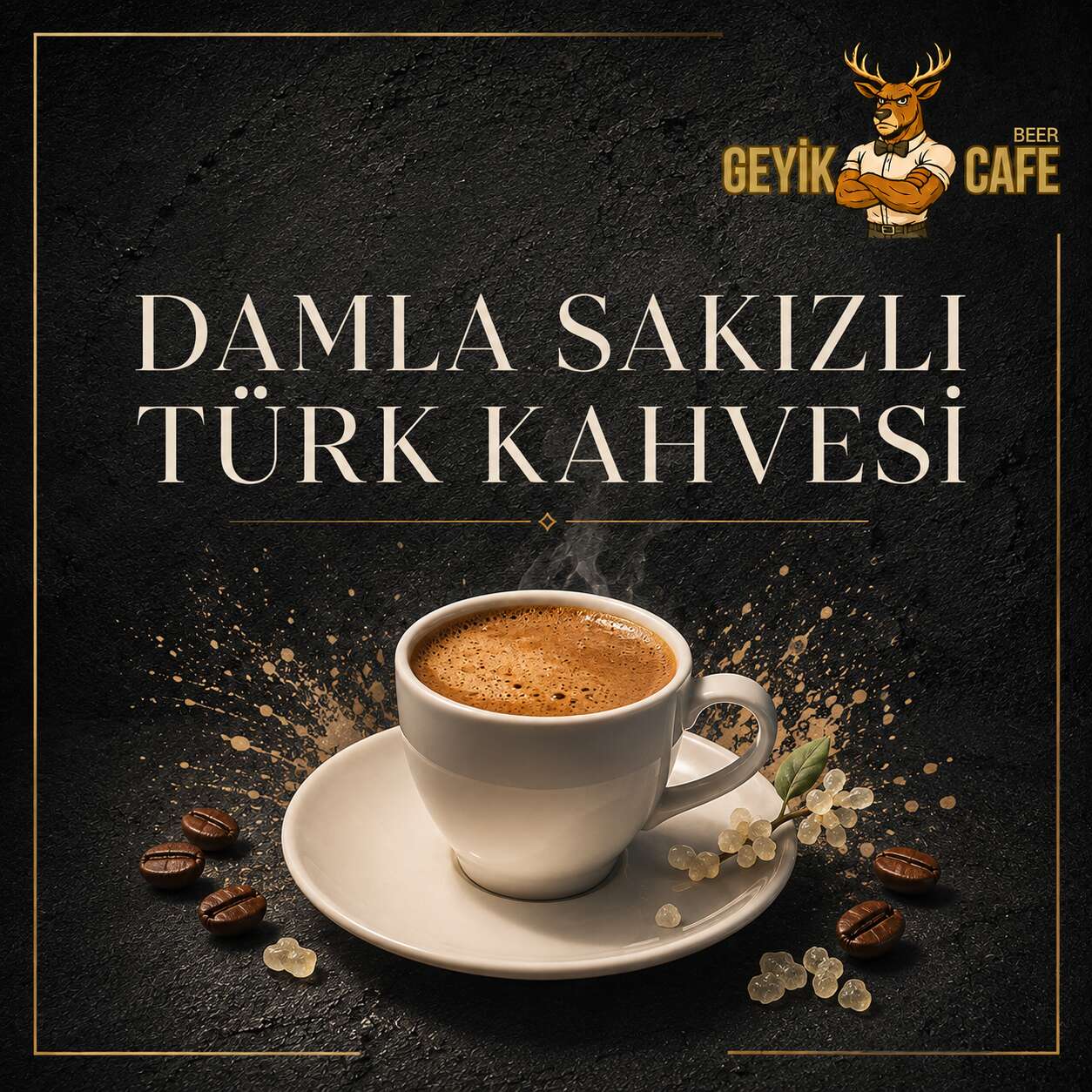 Mastic Turkish coffee