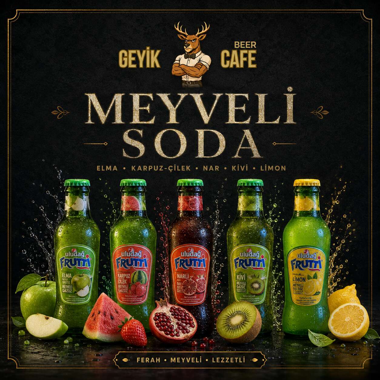 Fruit-flavoured soda