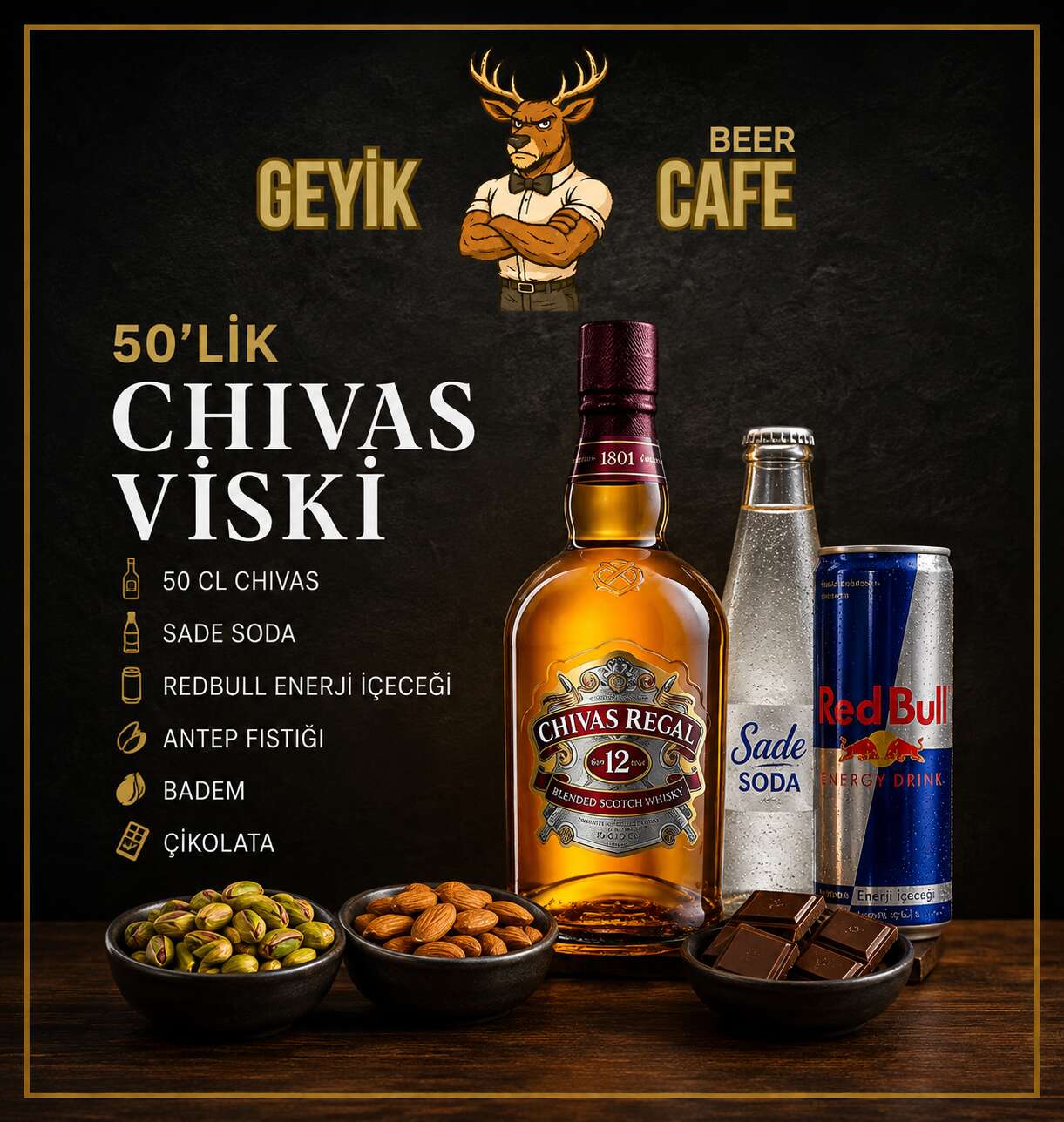 50 cl Chivas whisky