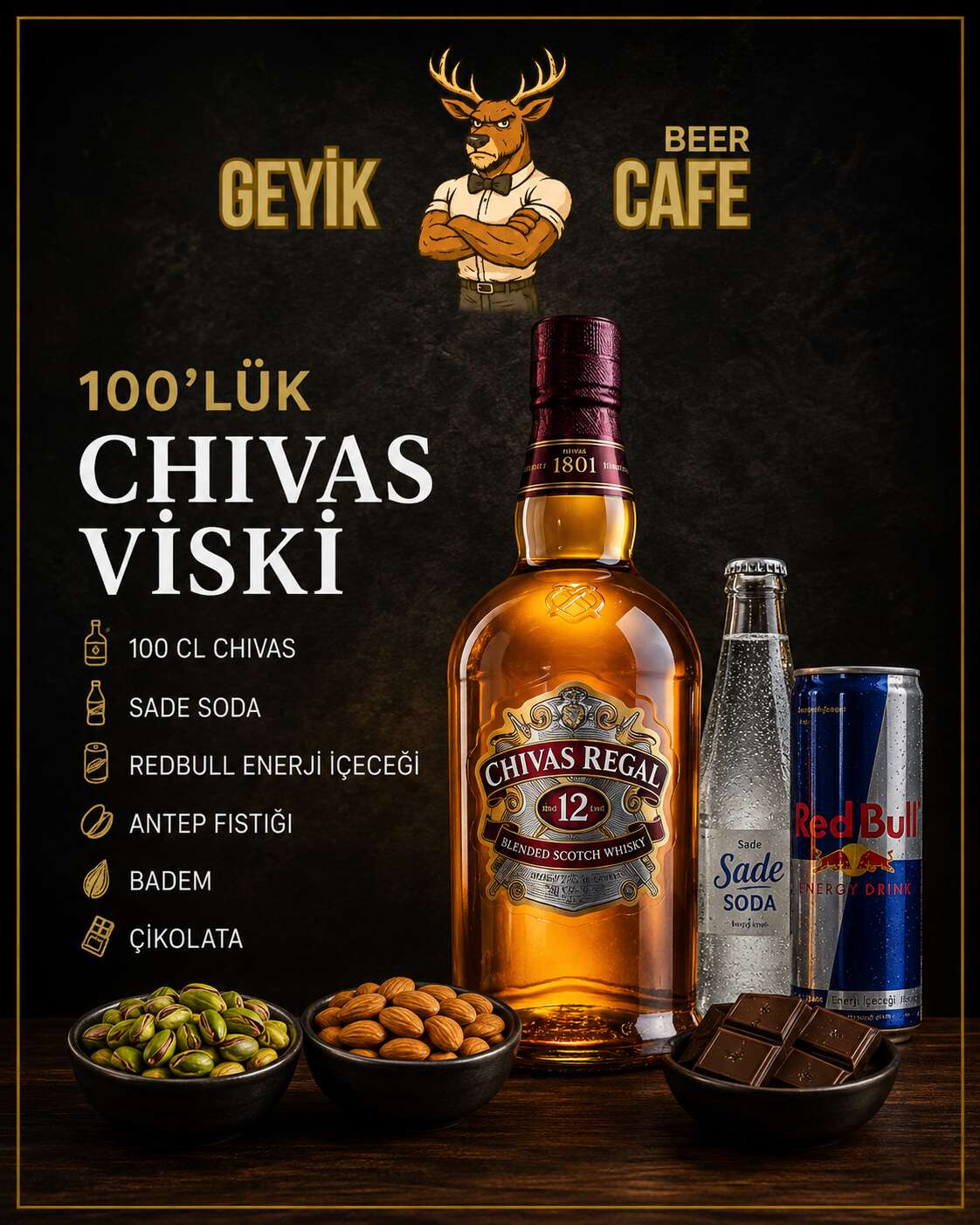 100 cl Chivas whisky
