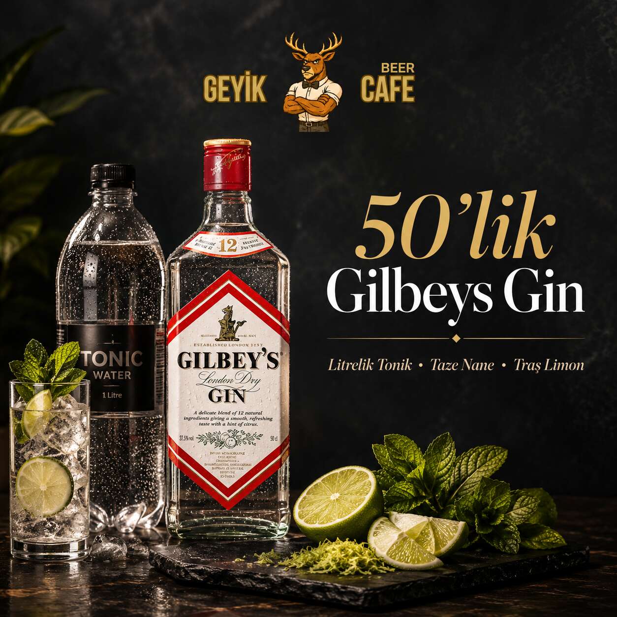 50 cl Gilbey's Gin