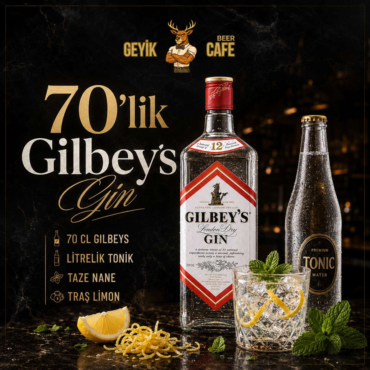 Gilbey's Gin 70 cl