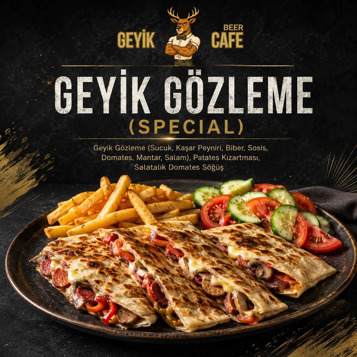 Geyik Gözleme (Special) Menu