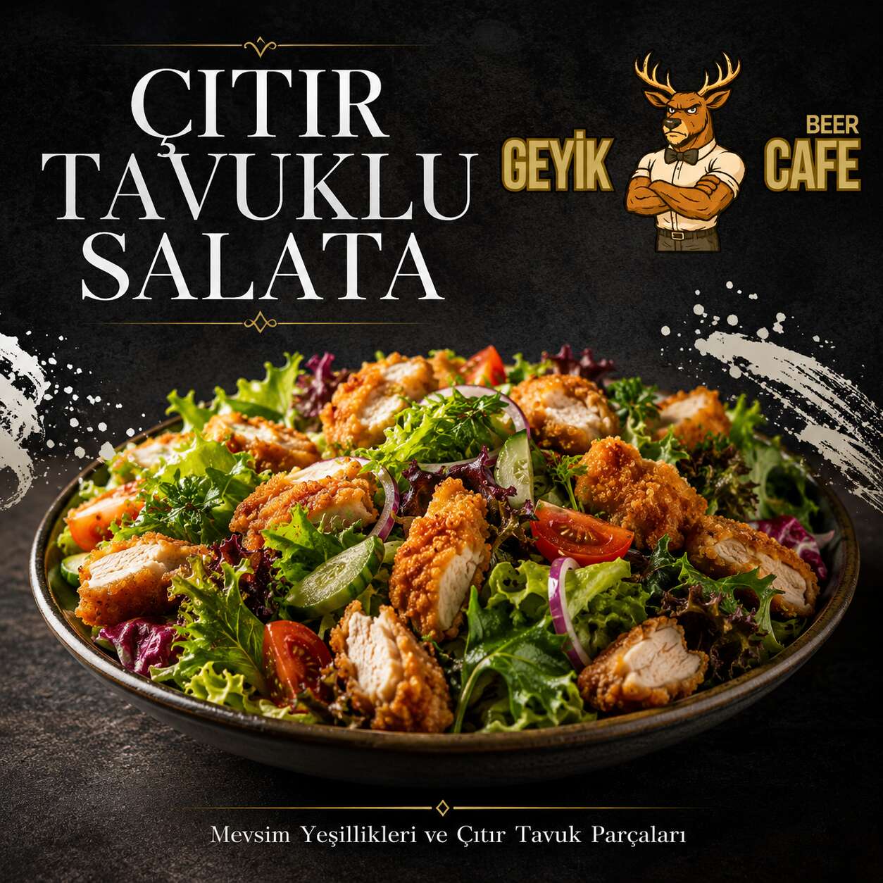 Crispy chicken salad