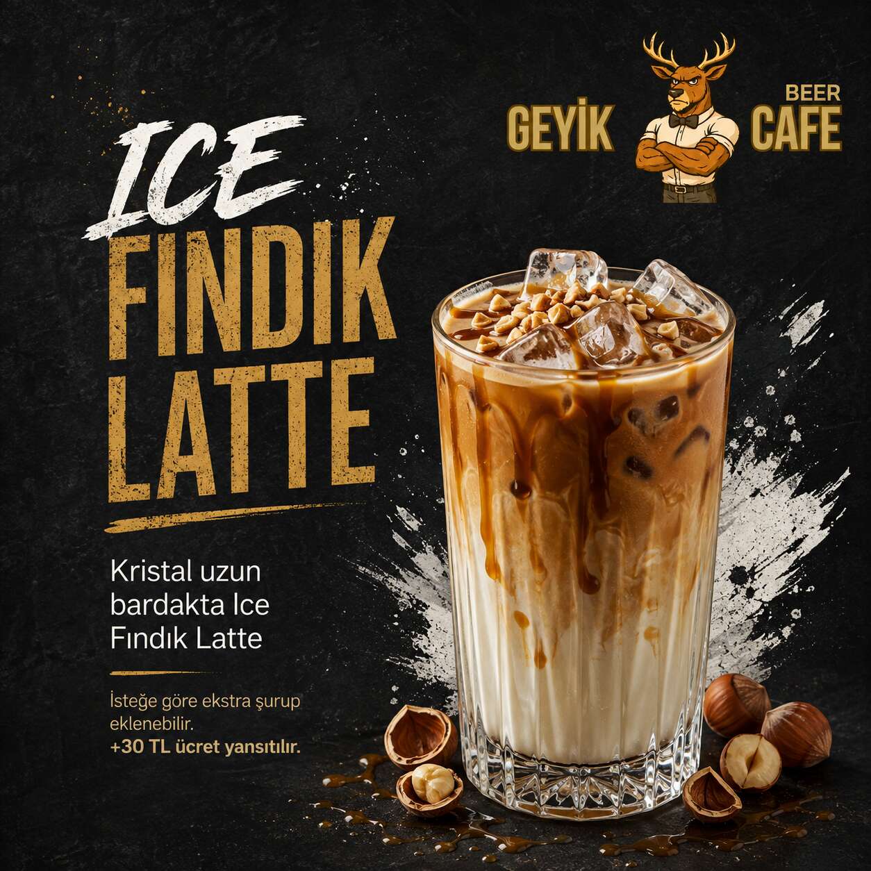 Iced Hazelnut Latte