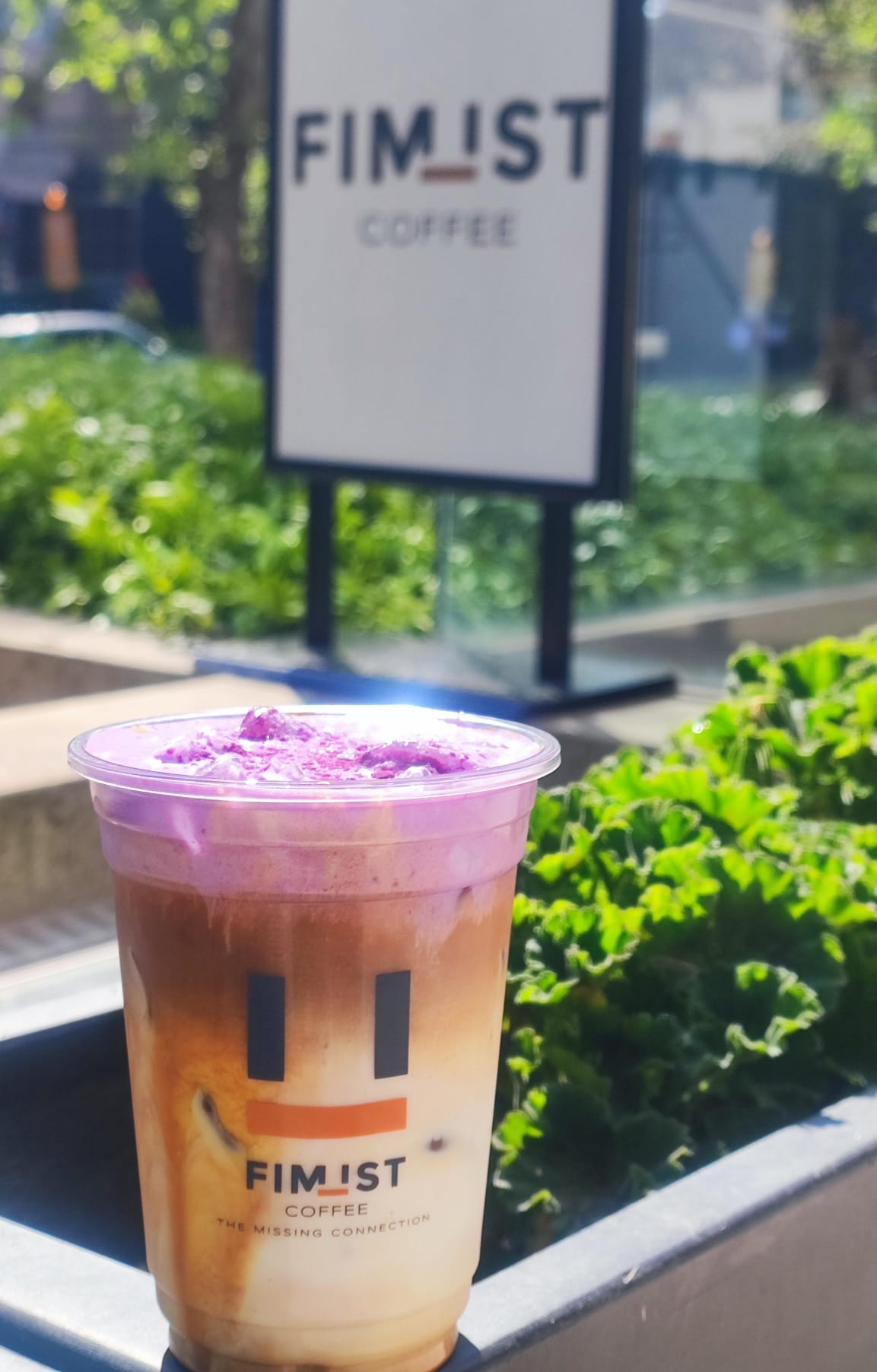 Ube Macchiato Latte