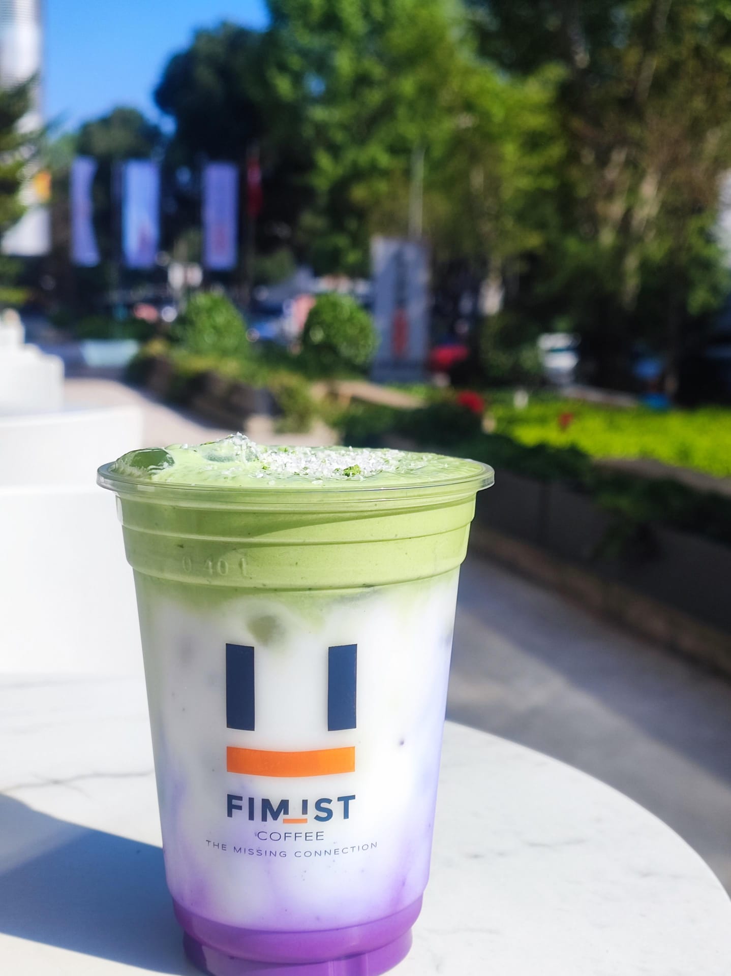 Ube Coconut Matcha Latte