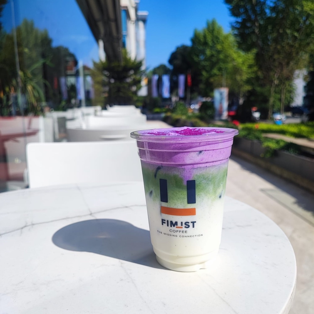 Ube Matcha Latte