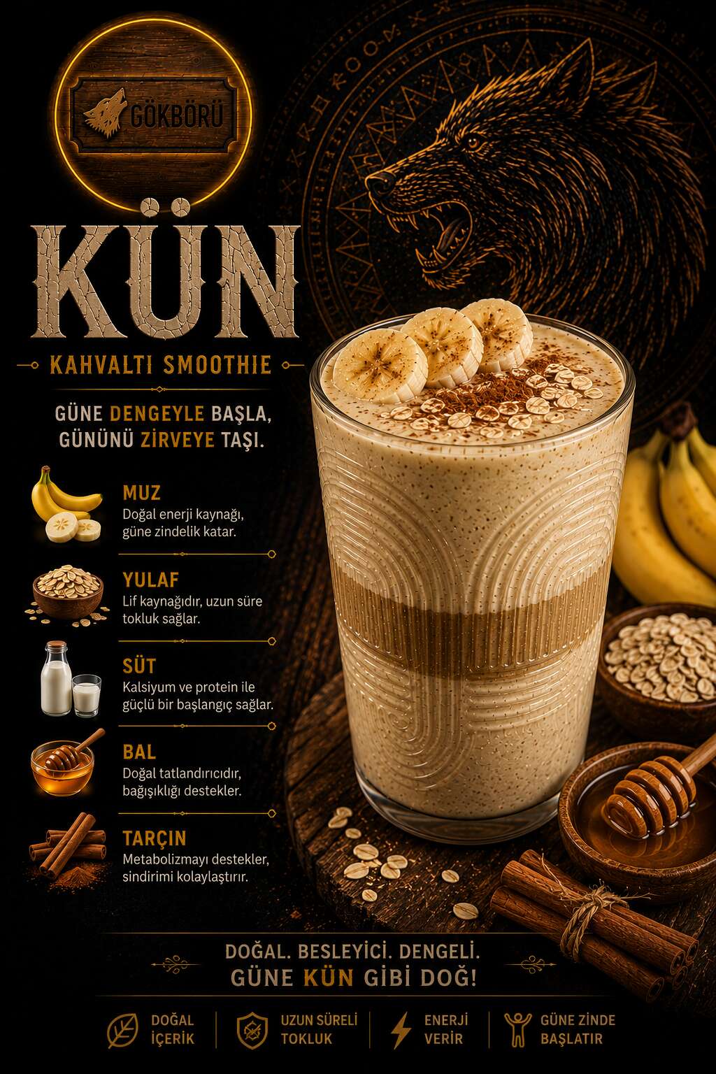 KÜN (Güne dengeli başla,Gününü zirve taşı)