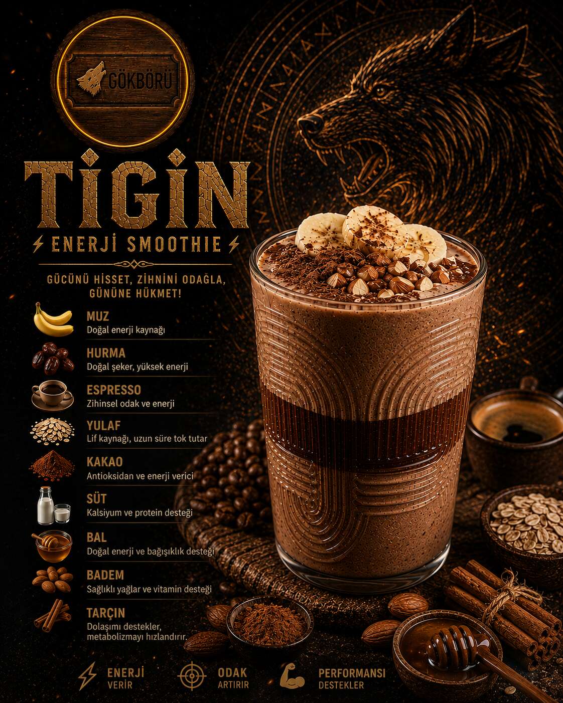 TİGİN (Gücünü Hisset,Zihnini Odakla,Gününü Hükmet)
