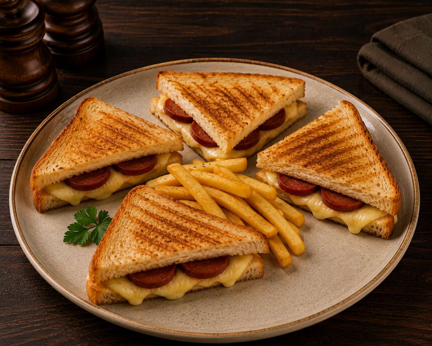 SUCUK KAŞAR TOST