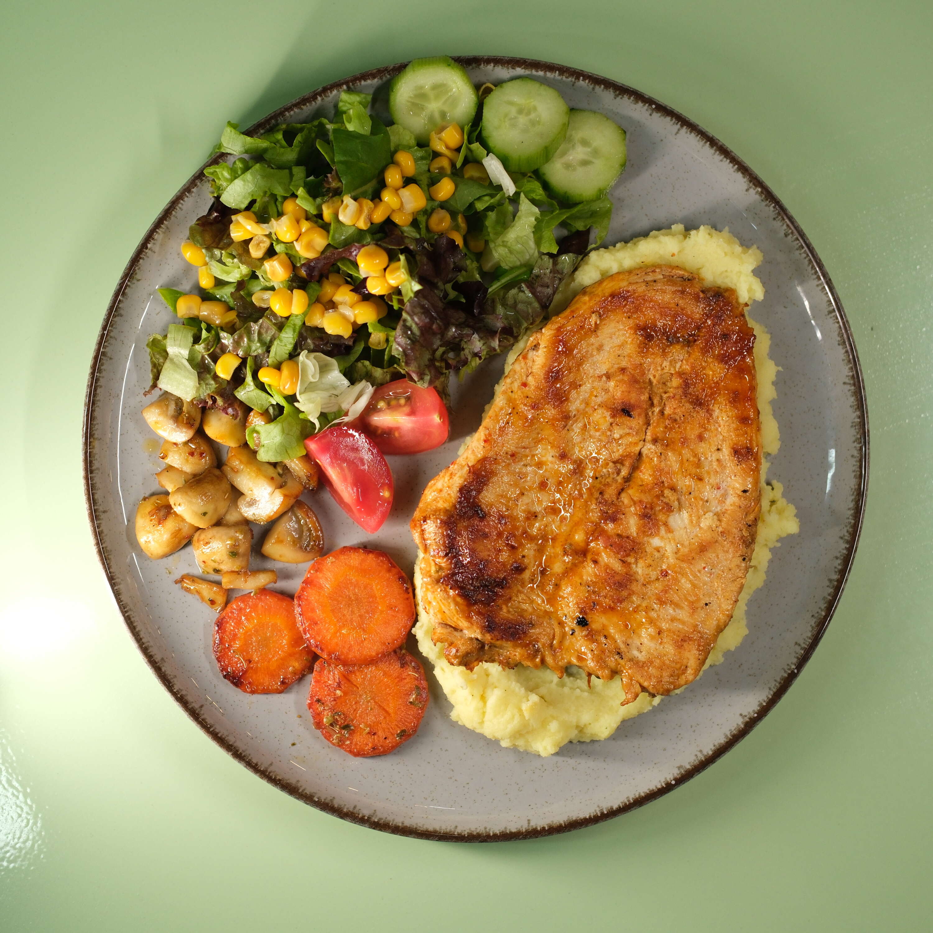 Sebzeli Protein Tavuk Tabağı 