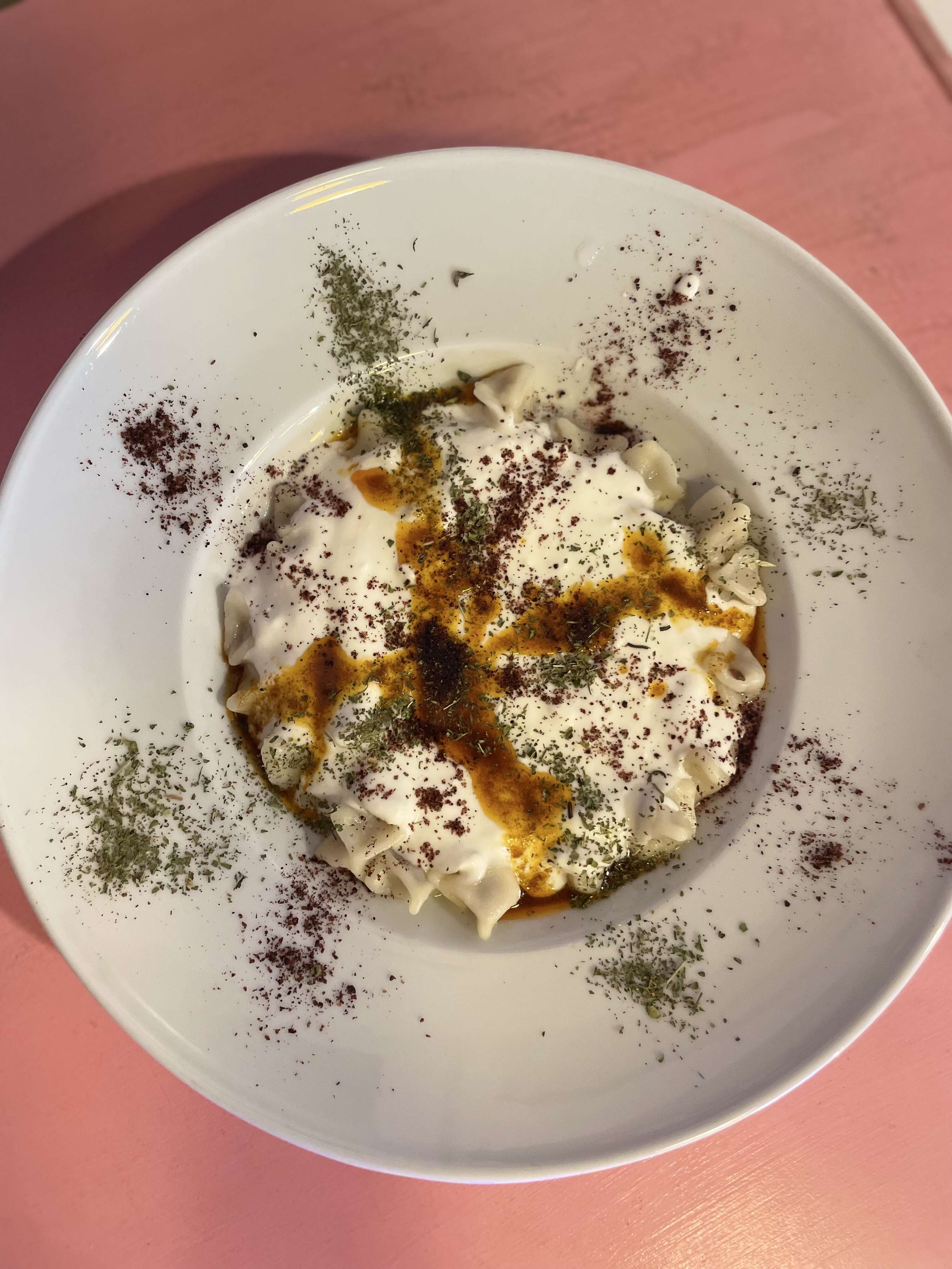Gluten-free mantı