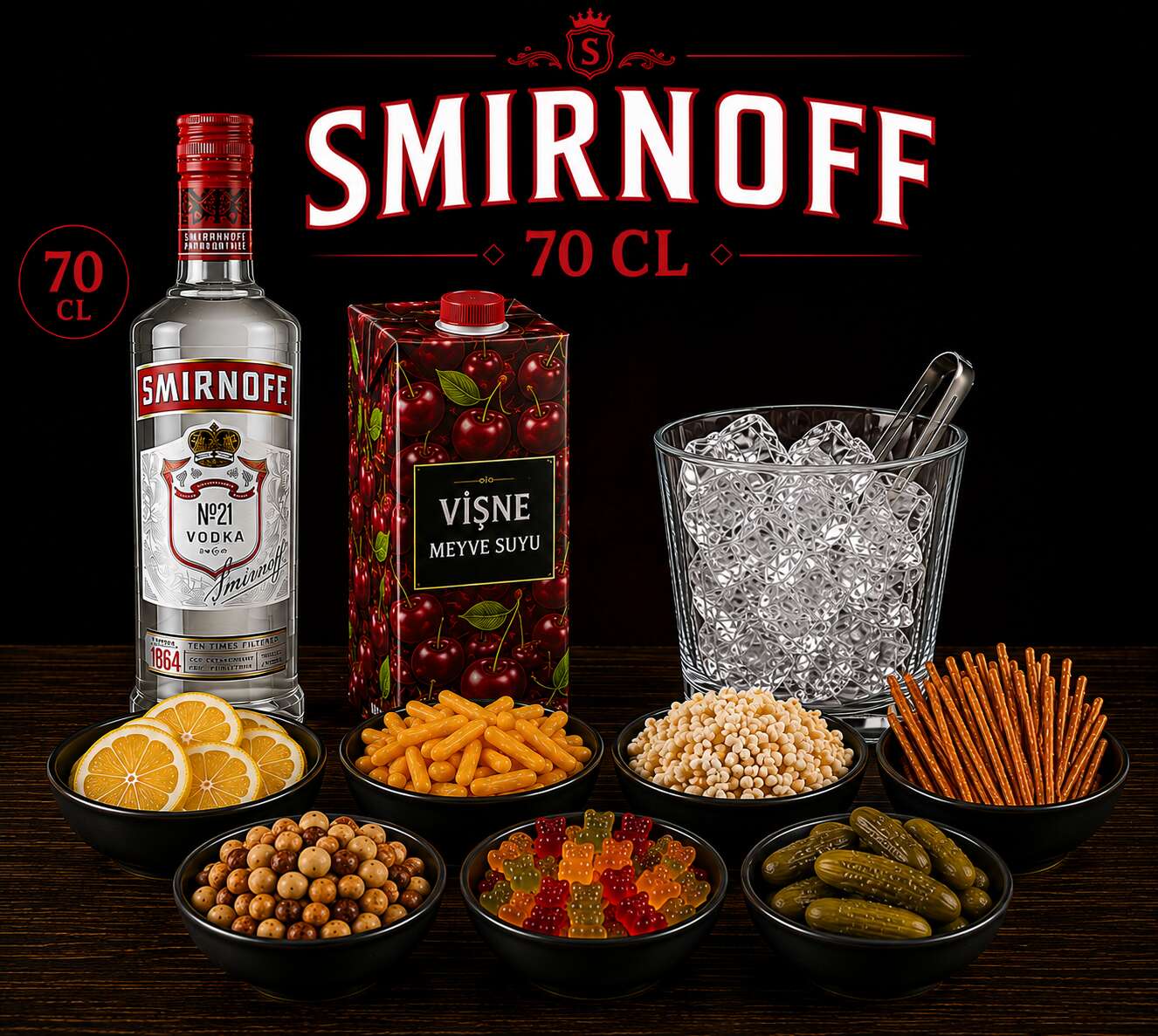 Smirnoff Votka 70 cl
