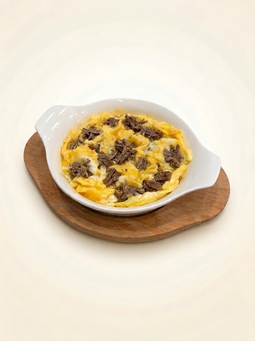 Kavurmalı Omlet