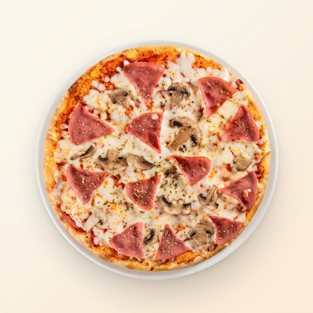 Jambonlu Mantarlı Pizza (Orta)