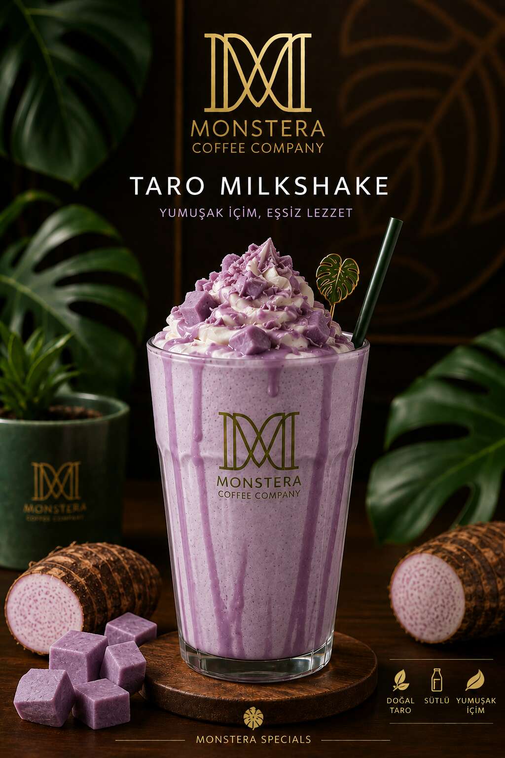 Taro milkshake