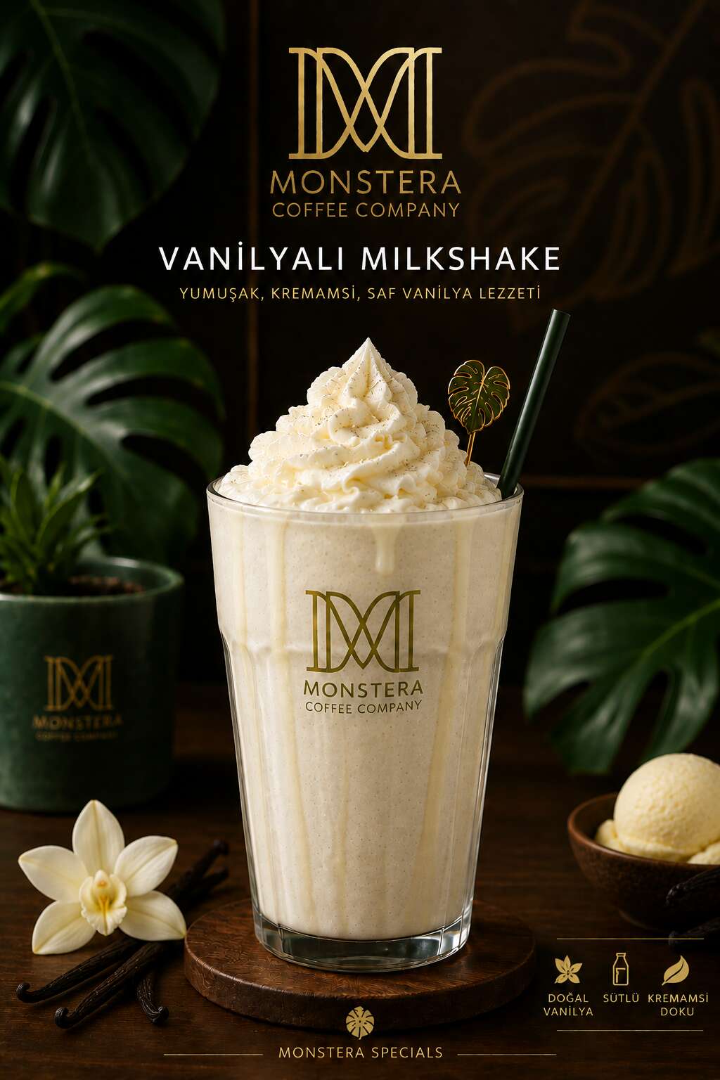 Vanilla milkshake