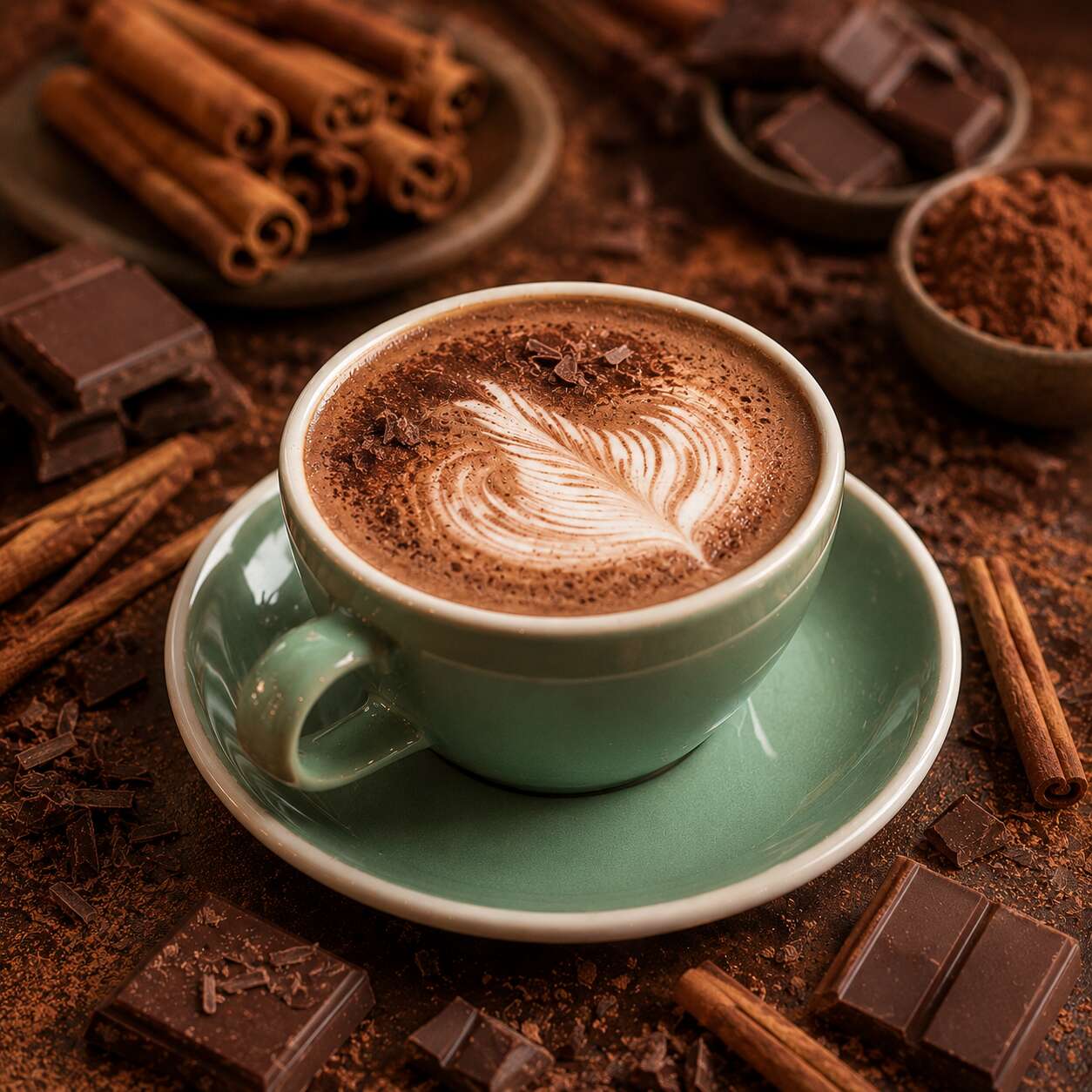 Cinnamon Chocolate Latte
