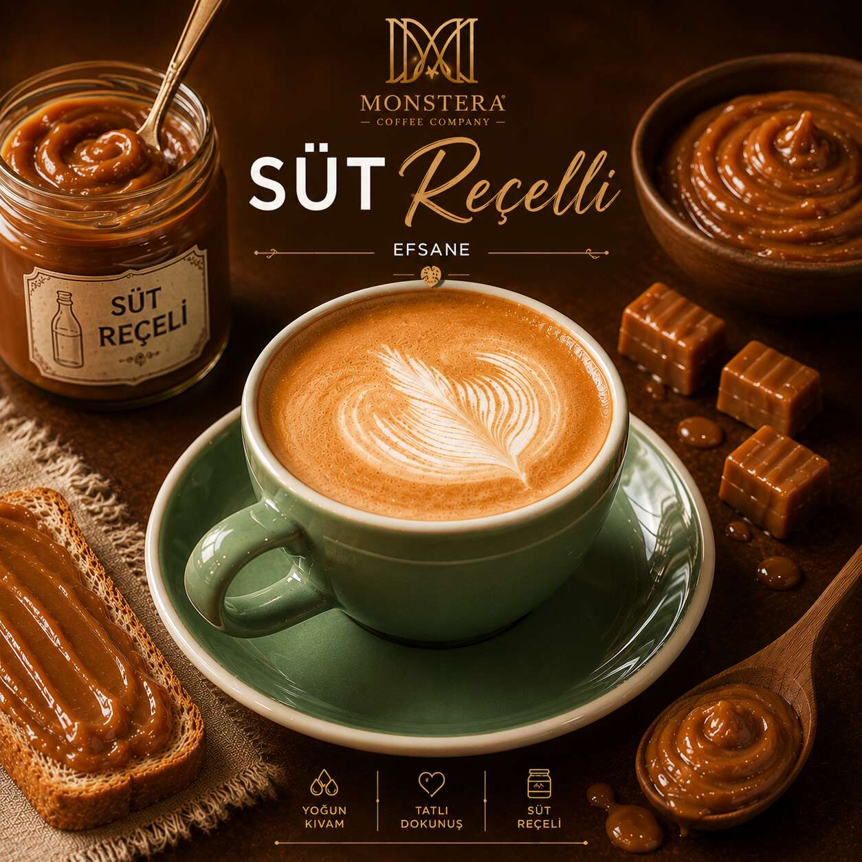 Dulce de leche latte
