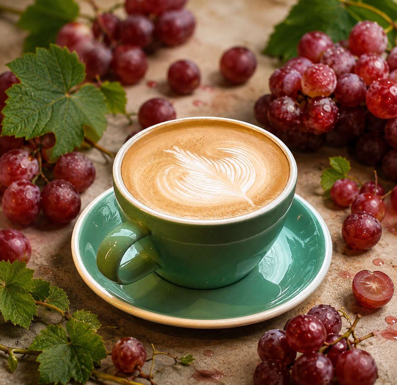 Red Grape Latte