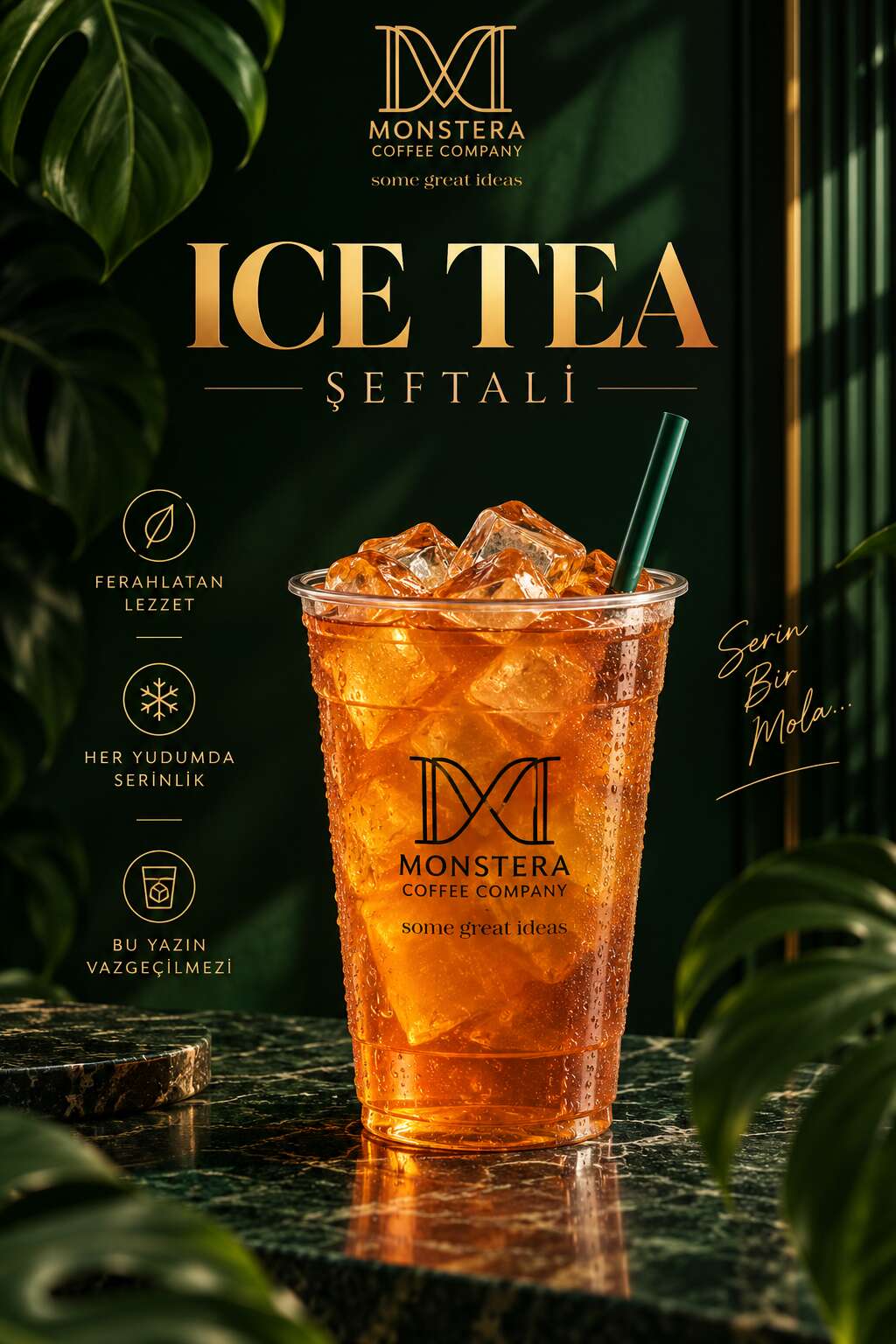 Peach iced tea