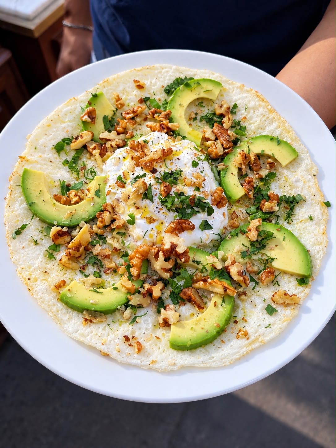 Avokadolu Beyaz Omlet / Avocado White Omelette