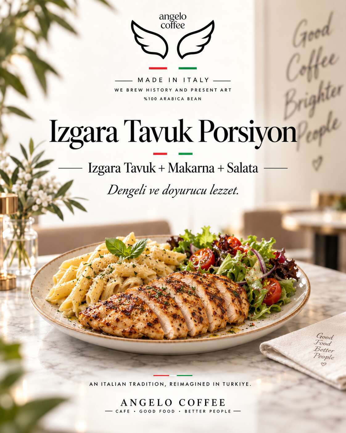 Izgara Tavuk Porsiyon