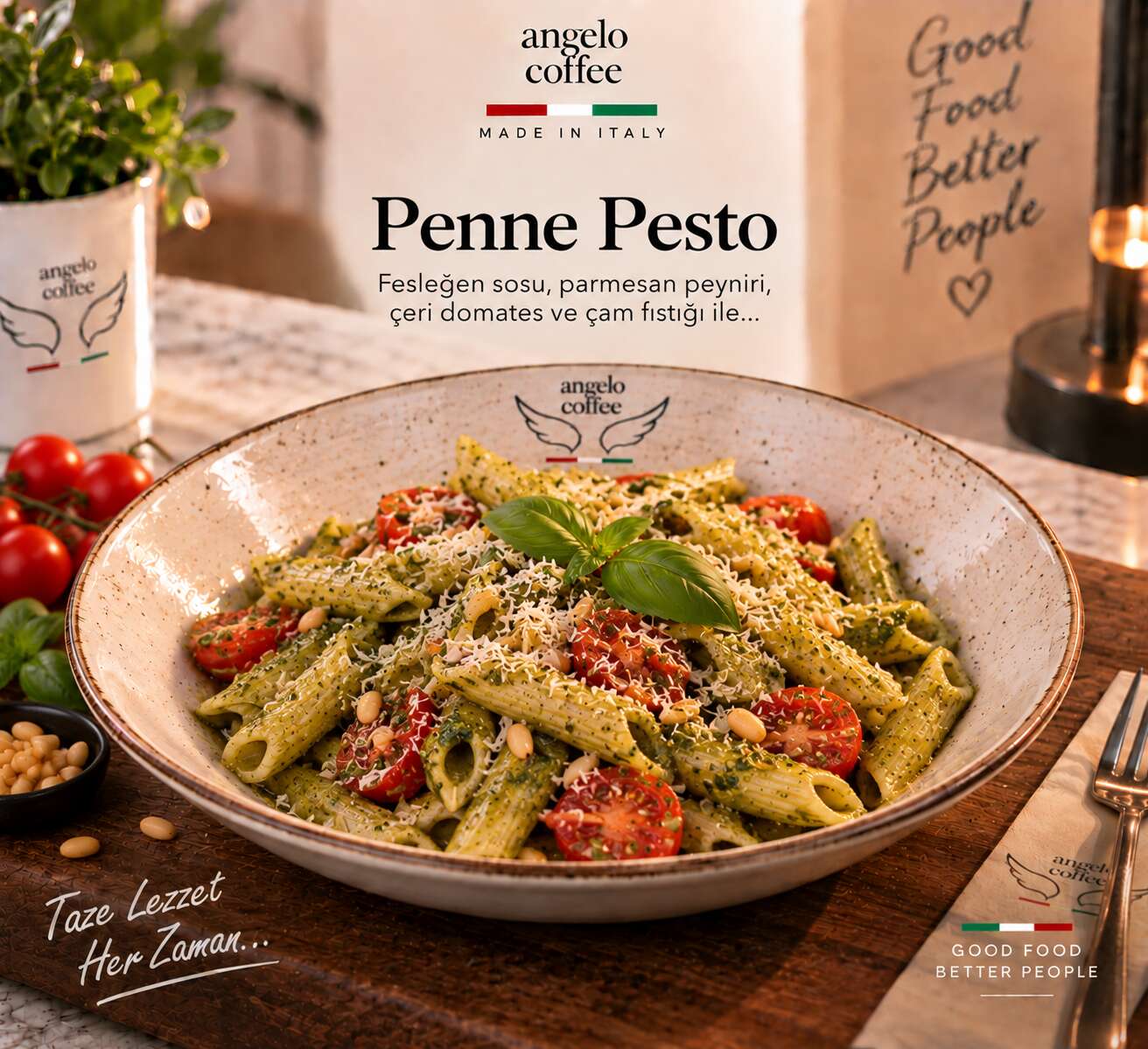 Penne Pesto