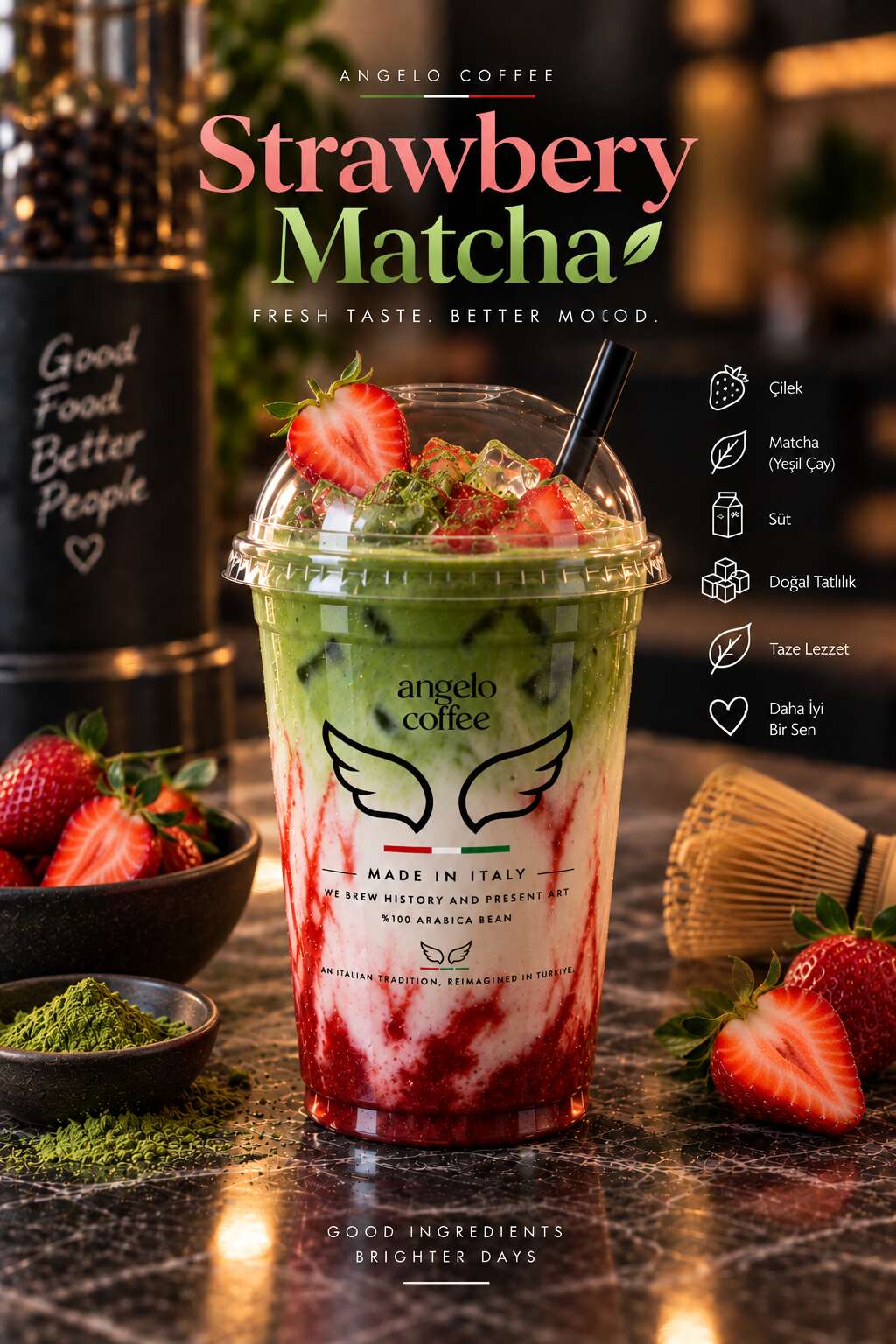 Strawberry Matcha