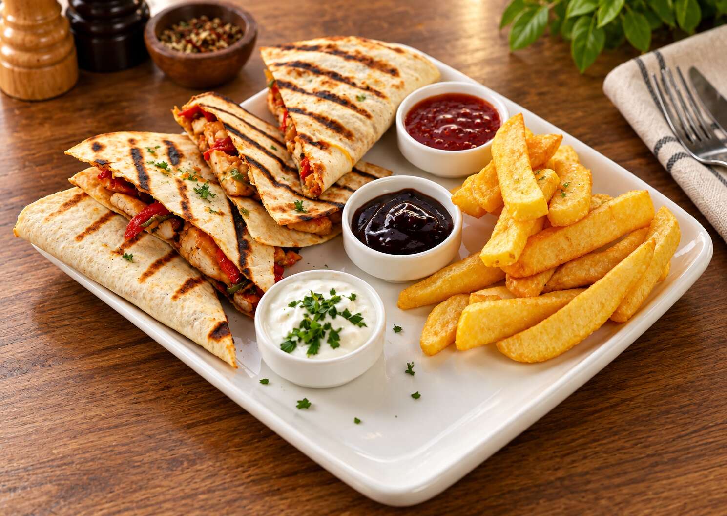 TAVUK QUESADILLAS