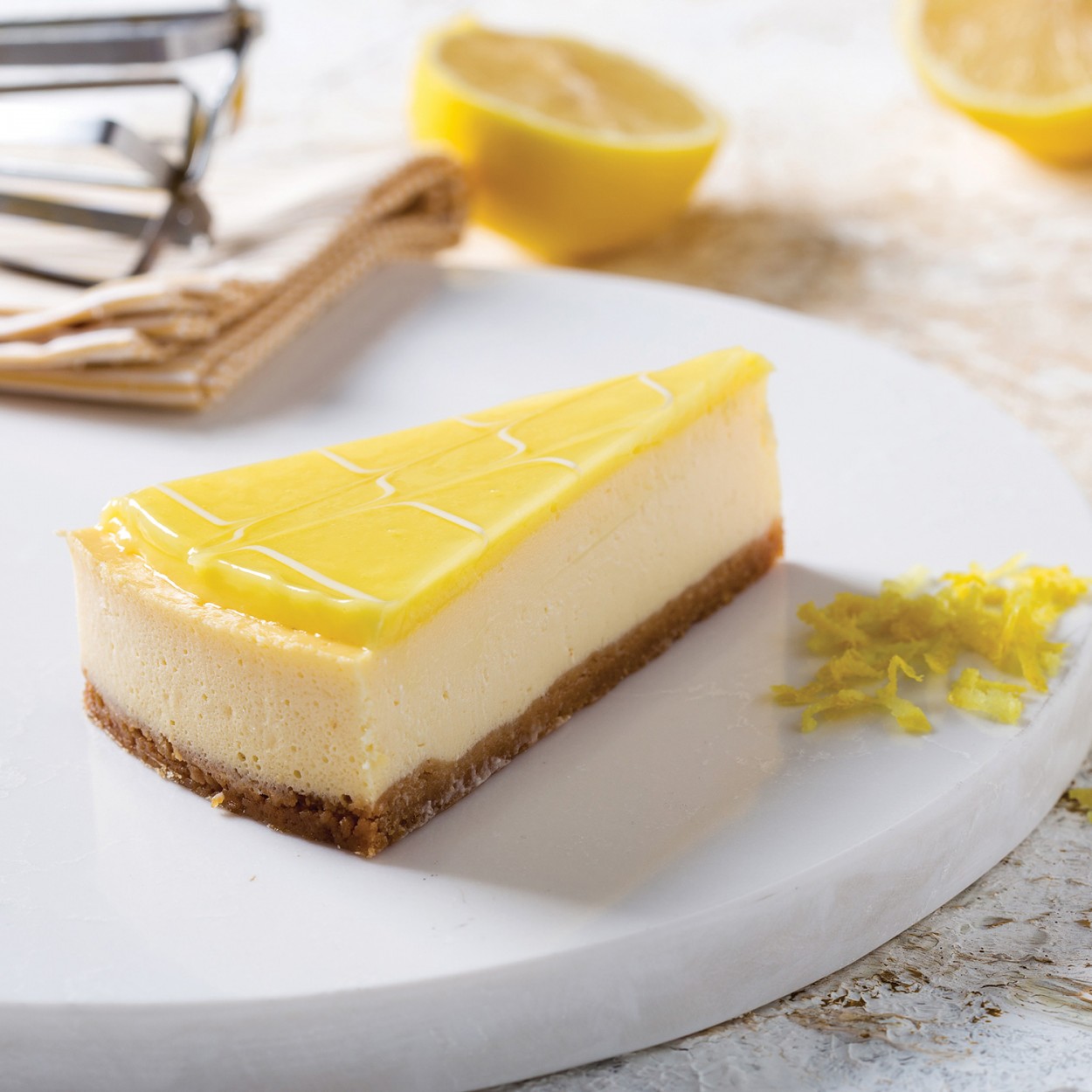 Lemon cheesecake